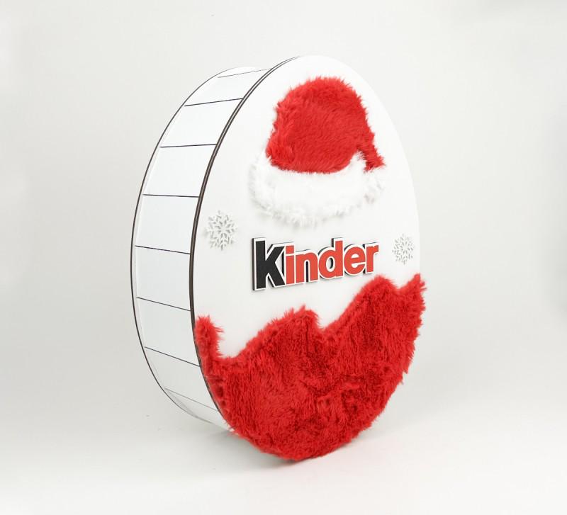 Коробка новогодняя Киндер шубка 34 см