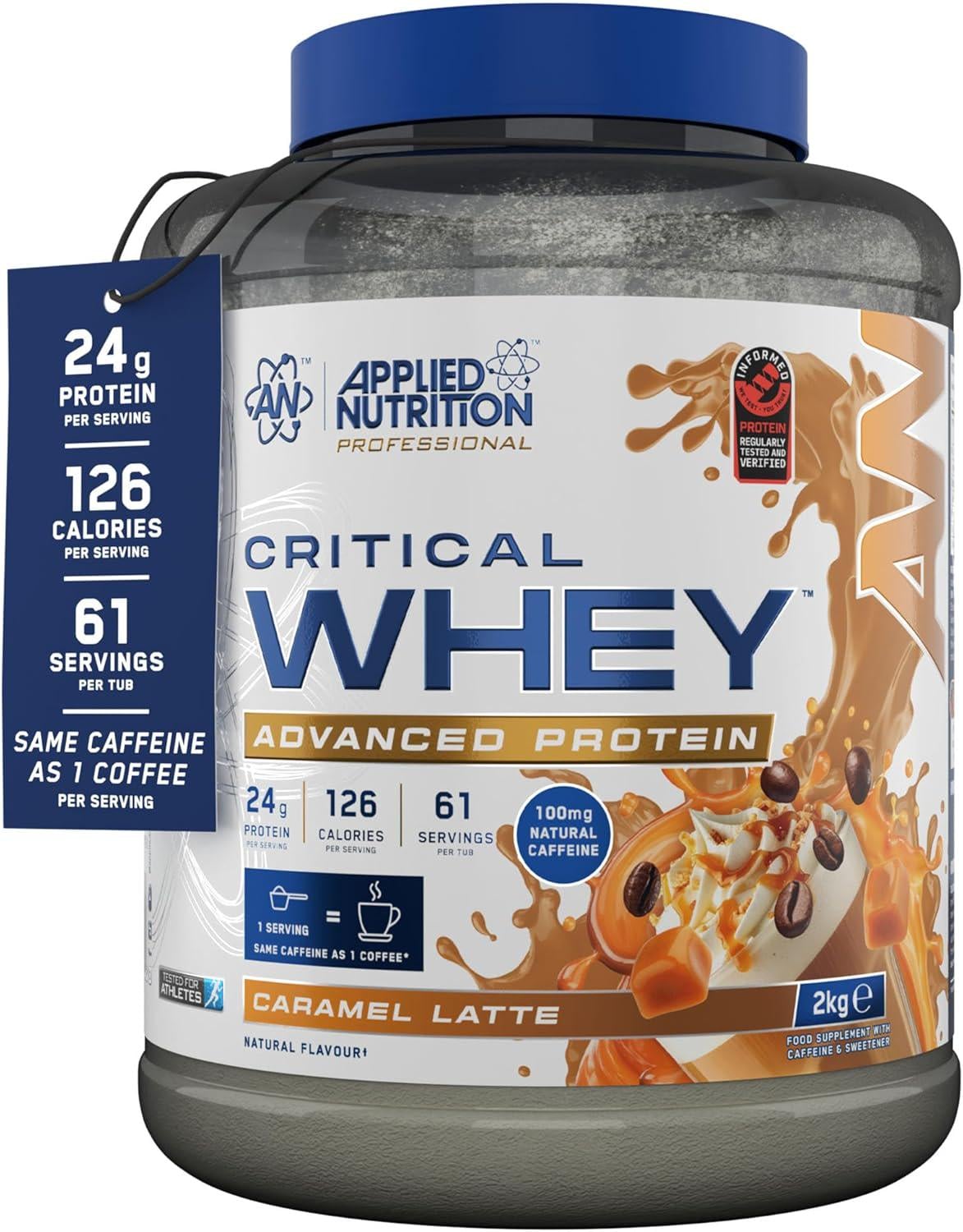 Протеїн Applied Nutrition Critical Whey 2000 г Caramel Latte