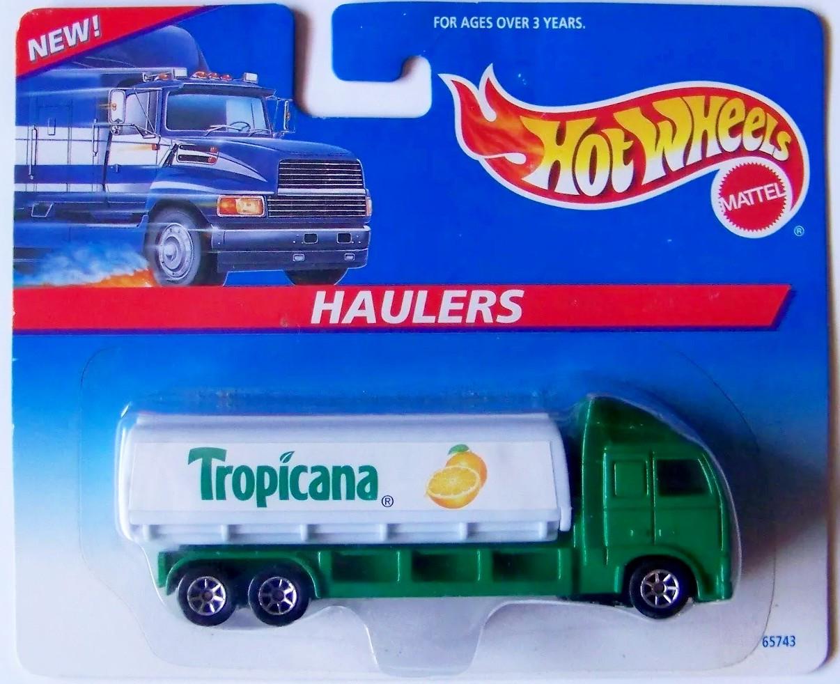 Игрушечный грузовик Hot Wheels Tropicana Tanker 1997 Haulers (65743-tr)