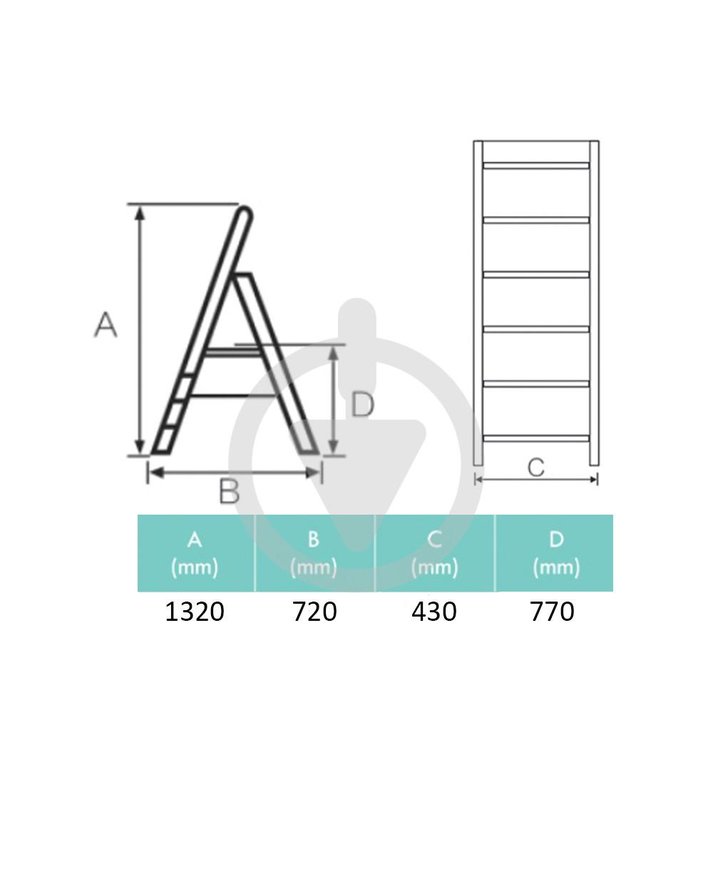 Стрем'янка побутова 4 сходинки (404) - фото 2 Стрем'янка побутова 4 сходинки (404) - фото 2