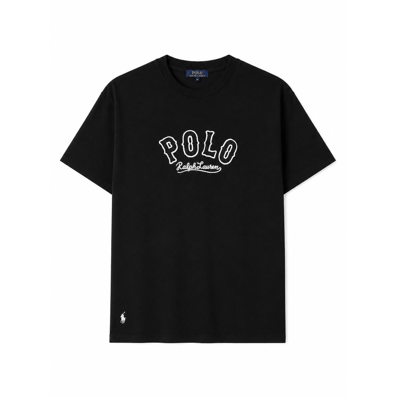 Футболка Polo Ralph Lauren Oversize Premium Black Футболка Polo Ralph Lauren Oversize Premium Black