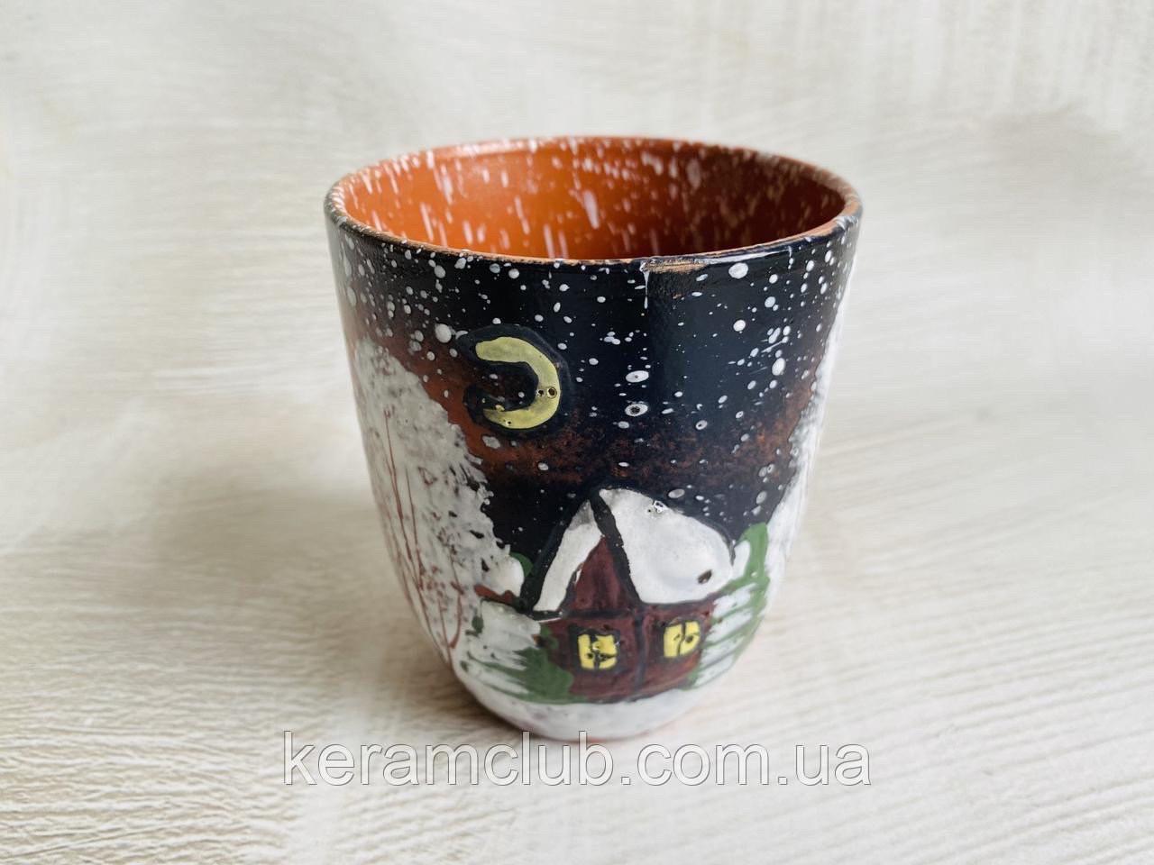 Стакан глиняный Керамклуб Зима 300 мл - фото 5 Стакан глиняный Керамклуб Зима 300 мл - фото 5