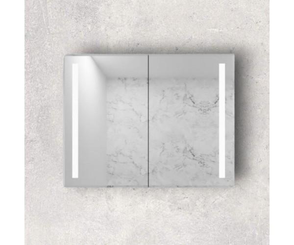 Шафа дзеркальна для ванної кімнати The MIX PL 8.2 пластикова 60 см (2347) - фото 8