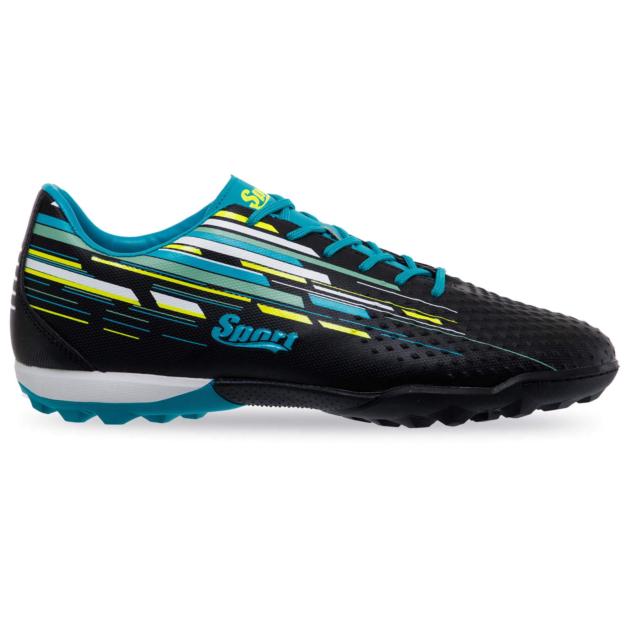 Сороконожки футбольные DIFFERENT SG-301035-1 р. 44 Черный/Синий (DR012077)