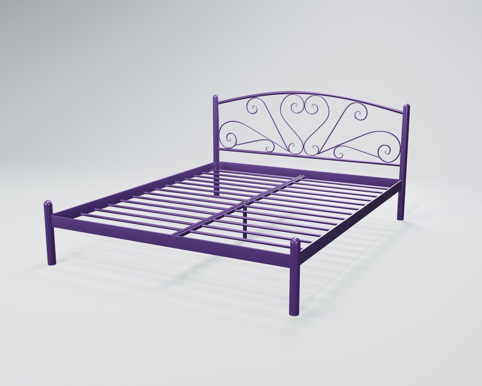 Кровать двухспальная BNB KarissaDesign 180х190 см Фиолетовый (r2_ten_0484)