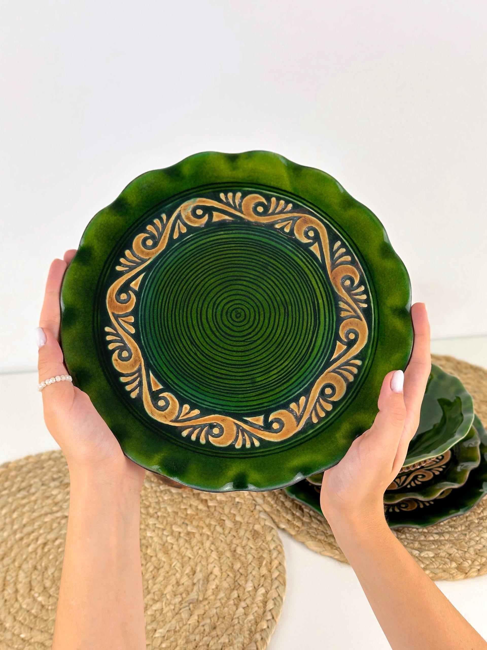 Набор глиняной посуды для обеда на 2 человек Гражда Коричневый (17019-8) - фото 10 Набор глиняной посуды для обеда на 2 человек Гражда Коричневый (17019-8) - фото 10