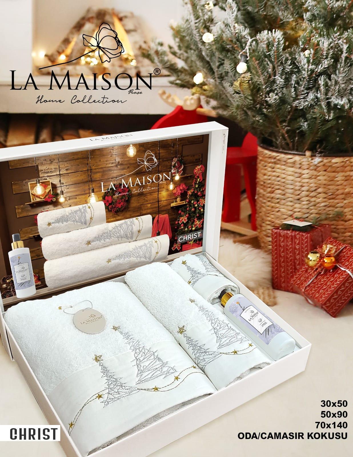 Подарунковий набір рушників La Maison d'Armorine 3 шт. з ароматом Christina 30297 (29658344) - фото 3 Подарунковий набір рушників La Maison d'Armorine 3 шт. з ароматом Christina 30297 (29658344) - фото 3