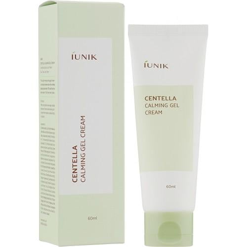 Крем-гель для обличчя заспокійливий IUNIK Centella Calming Gel Cream з центелою 60 мл (22357152)