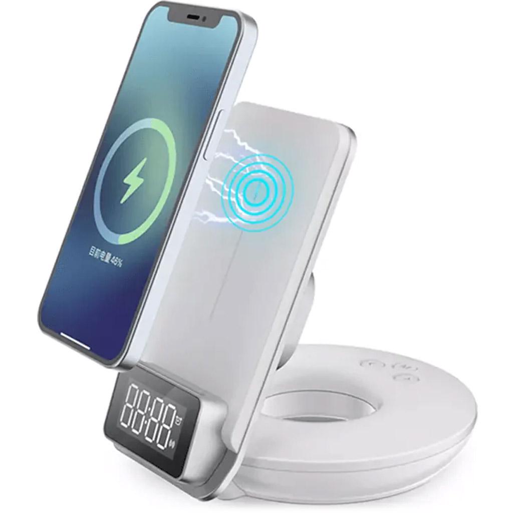Бездротовий зарядний пристрій WiWU M11 Wireless Fast Charger with Time Clock and Backligh - фото 2 Бездротовий зарядний пристрій WiWU M11 Wireless Fast Charger with Time Clock and Backligh - фото 2