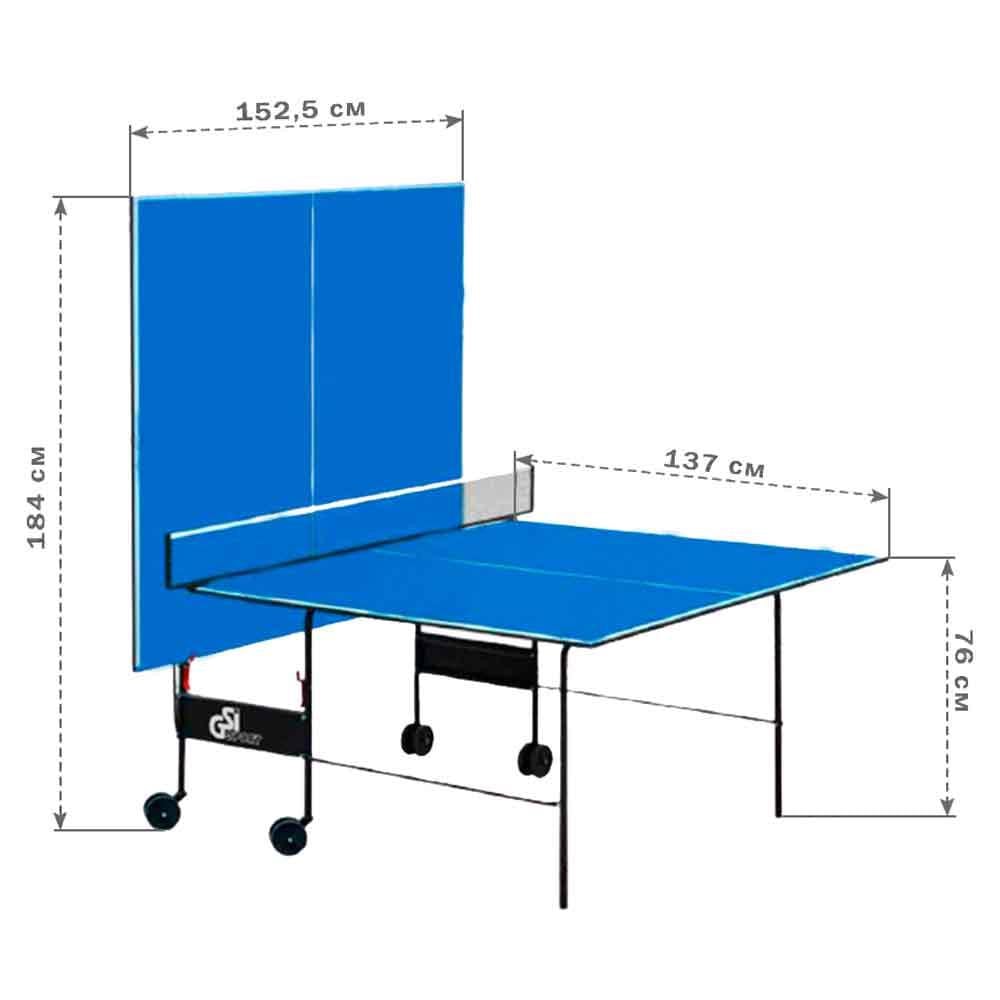 Стіл тенісний GSI-sport Athletic Light (Gk-2) - фото 2