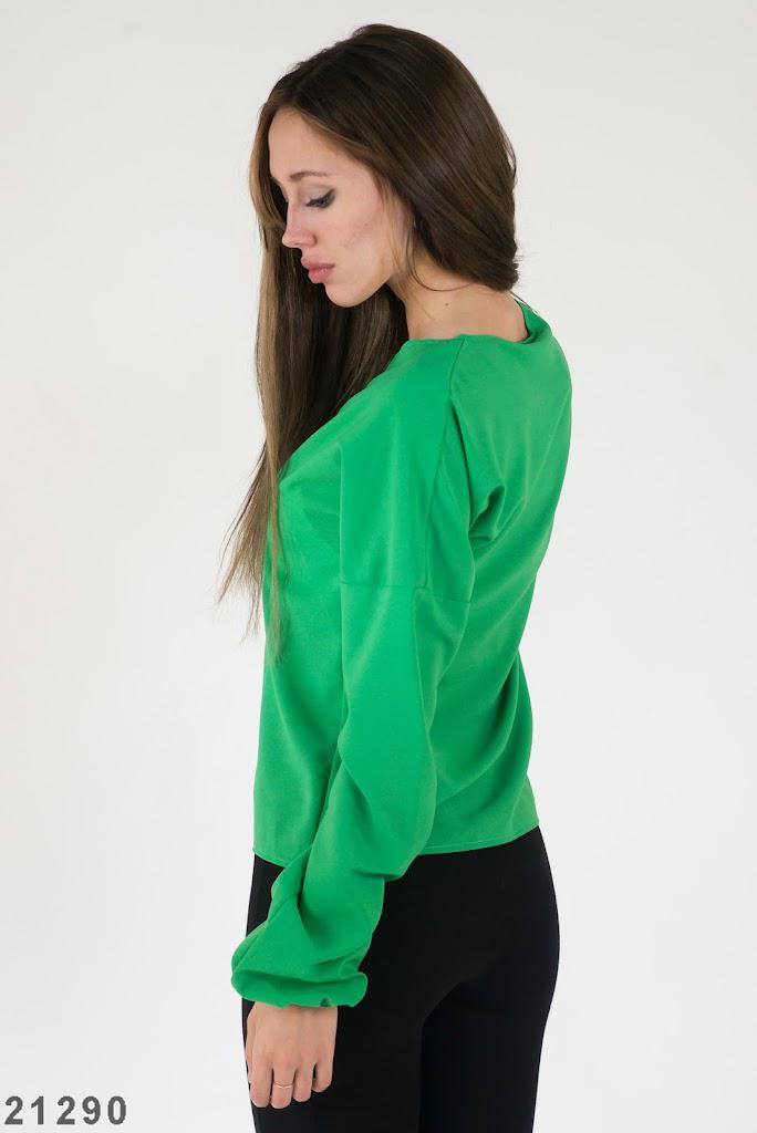 Блузка жіноча Podium Imagis 21290 L Зелений - фото 2 Блузка жіноча Podium Imagis 21290 L Зелений - фото 2