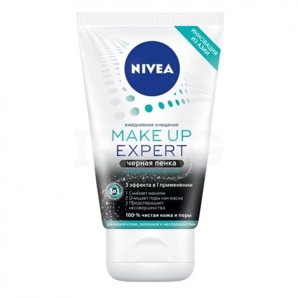 Черная пенка Nivea Make-Up Еxpert для жирной кожи 100 мл (487582) - фото 1