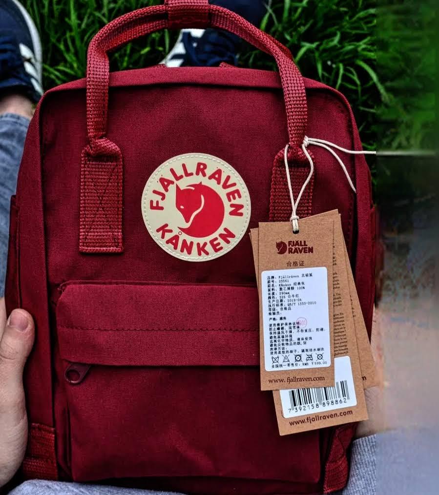 Рюкзак водонепроникний Fjallraven Kanken Classic з кишенею для ноутбука 16 л Червоний (435835039) - фото 2