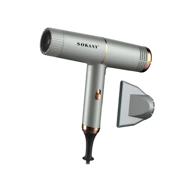 Фен для волос Sokany SK-2220 с концентратором Серебряный (29871519)