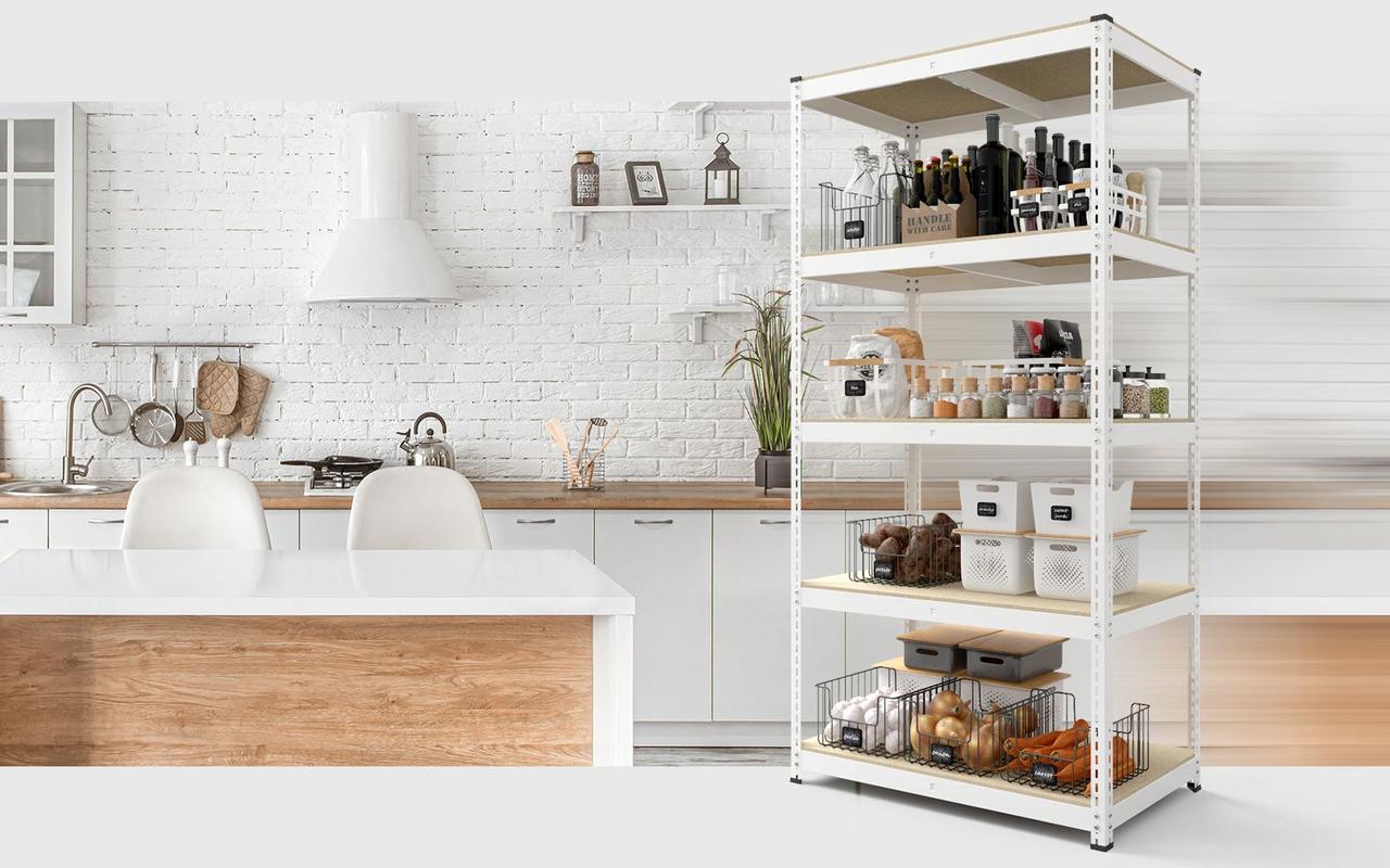 Стелаж Меткас Еталон Е251 175 кг/полицю 5 полиць ДСП металевий 1800x900x500 мм (2663391523) - фото 4 Стелаж Меткас Еталон Е251 175 кг/полицю 5 полиць ДСП металевий 1800x900x500 мм (2663391523) - фото 4