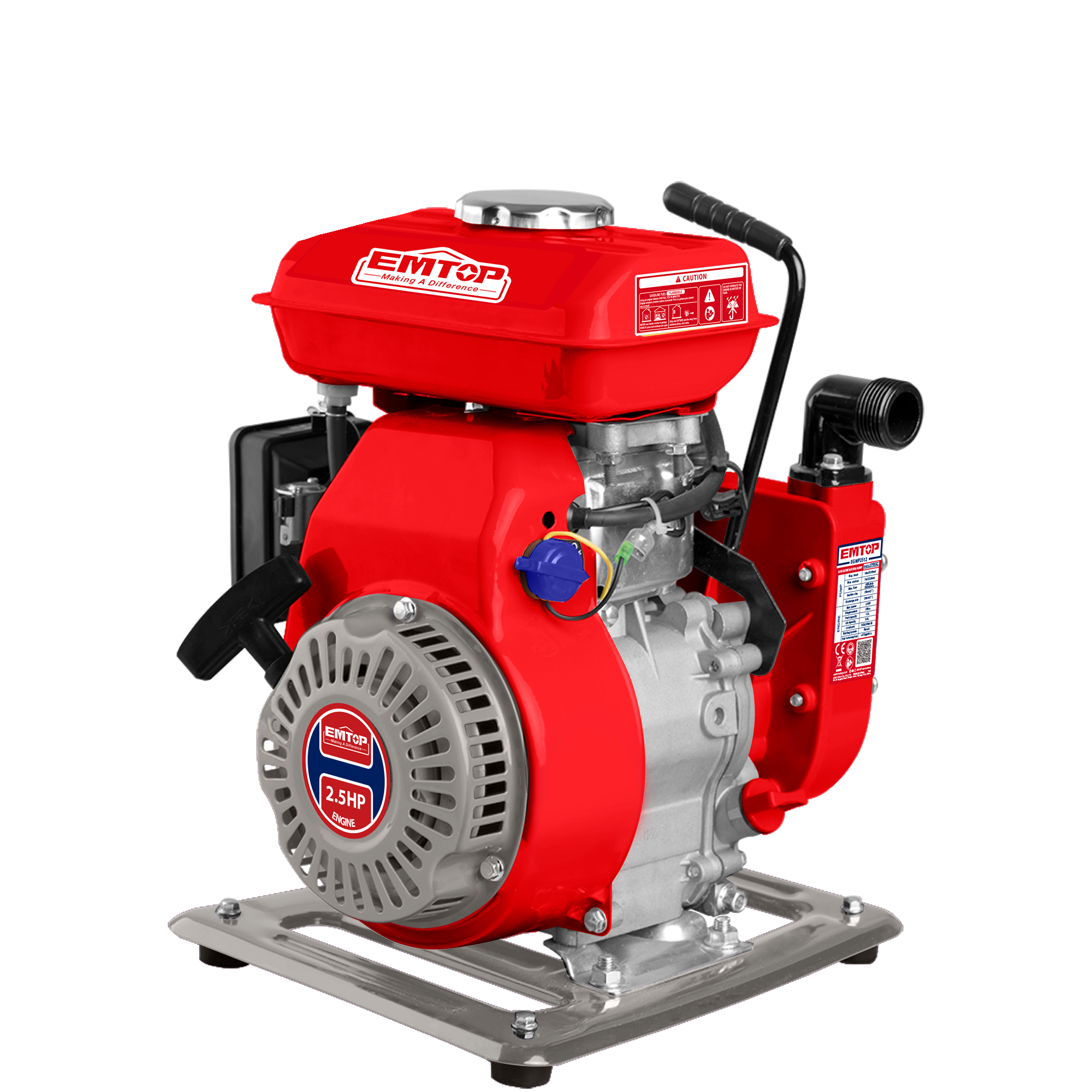 Мотопомпа бензинова EMTOP EGWP2512