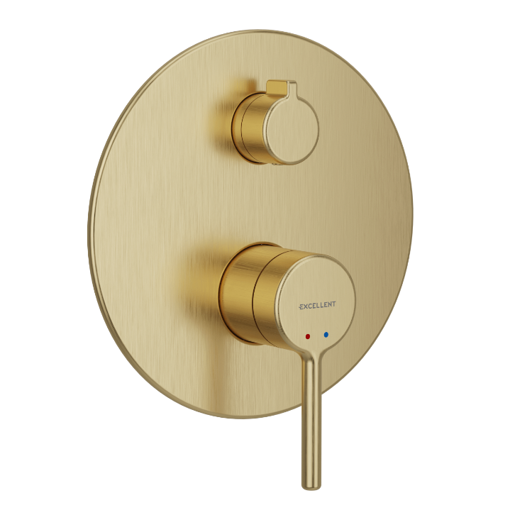 Смеситель для душа Excellent PI однорычажный Золотой матовый (AREX.1245GB)