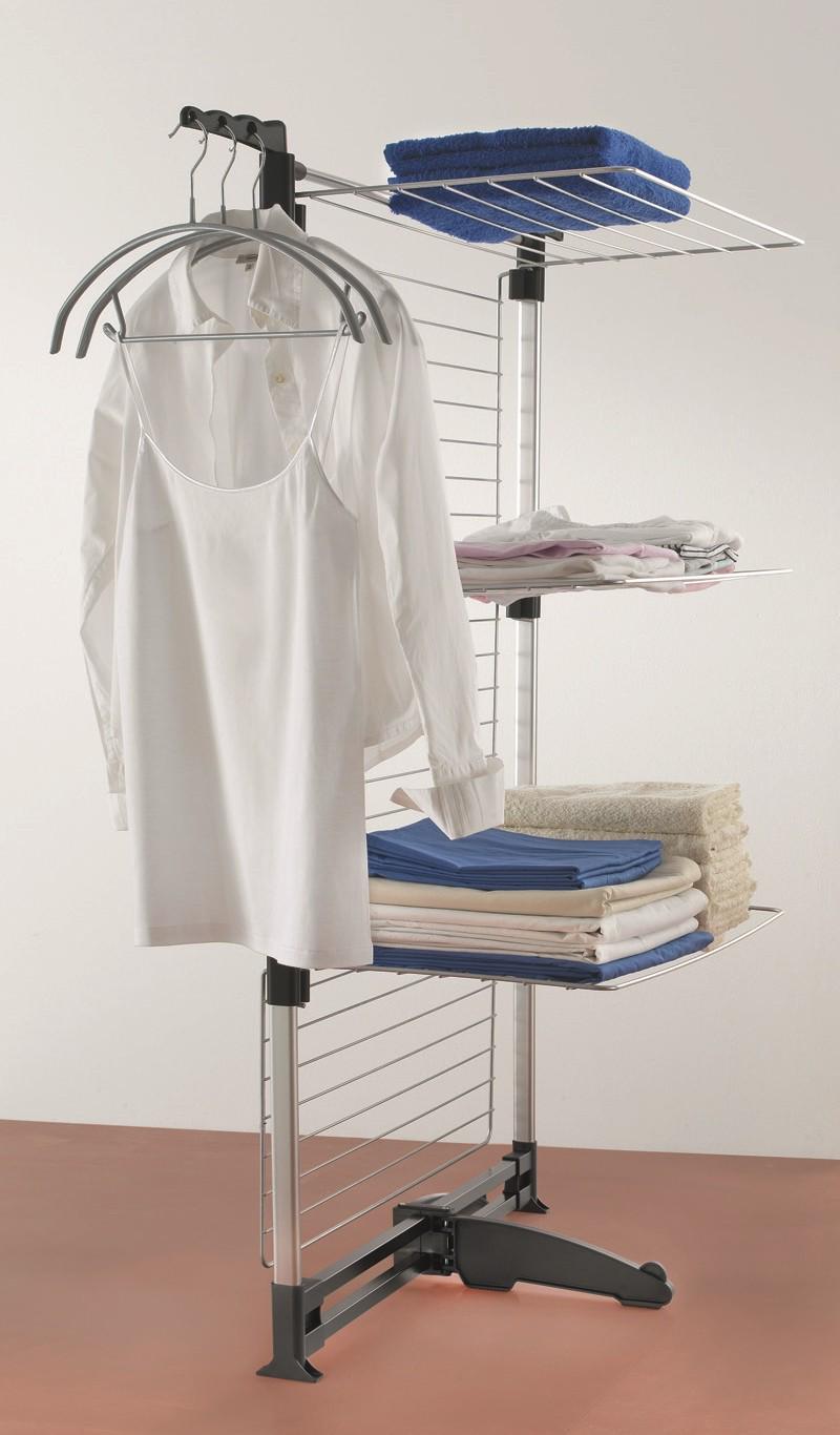 Сушилка для белья Metaltex Ciclone на 3 уровня 78x68x137 см (405870) - фото 3 Сушилка для белья Metaltex Ciclone на 3 уровня 78x68x137 см (405870) - фото 3