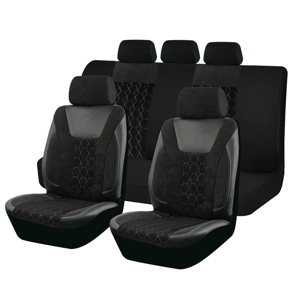 Чохли автомобільні AUAU Velvet для Daewoo Espero 1990-1998 Чорний (Vel10340)