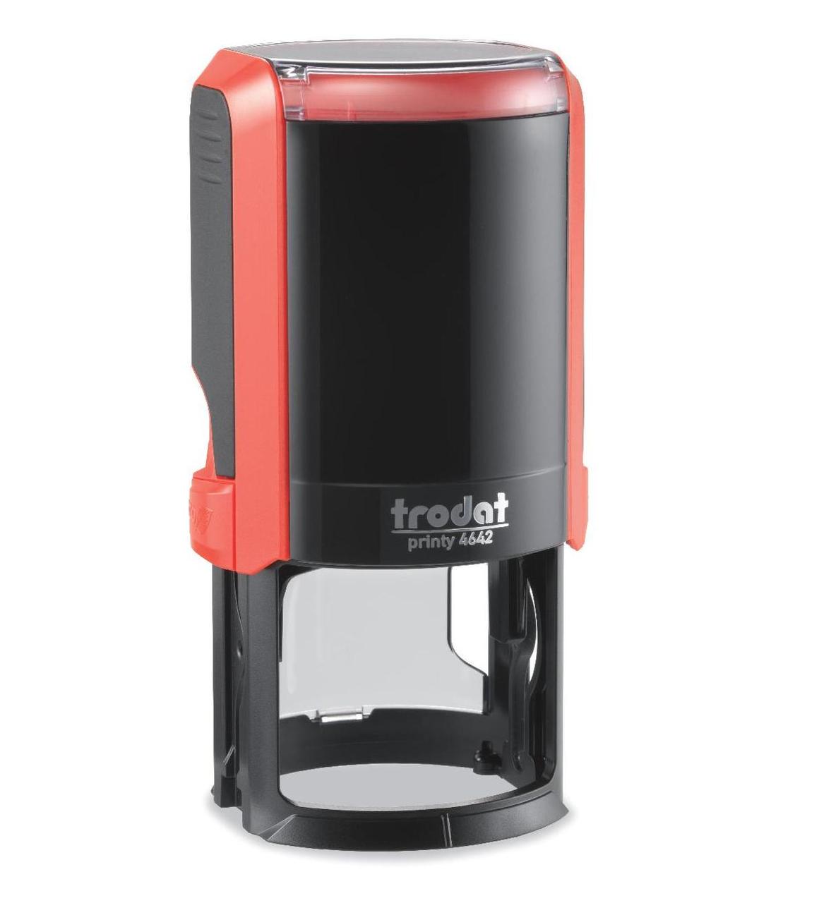 Оснащение для круглой печати Trodat Printy 4642 d 42 мм с колпачком Красный (4642 Красный) - фото 2