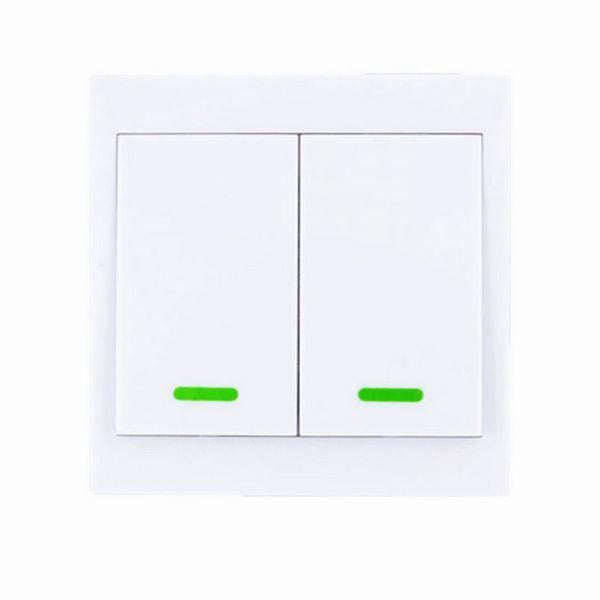 Комплект два вимикачі з пультом управління у вигляді настінного вимикача на дві клавіші 220В - фото 6 Комплект два вимикачі з пультом управління у вигляді настінного вимикача на дві клавіші 220В - фото 6