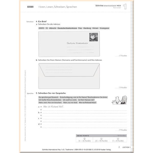 Книга Dr Dagmar Giersberg "Schritte international Neu Testtrainer" mit Audio CD zu Band 1 und 2 (ISBN:9783193510822) - фото 3