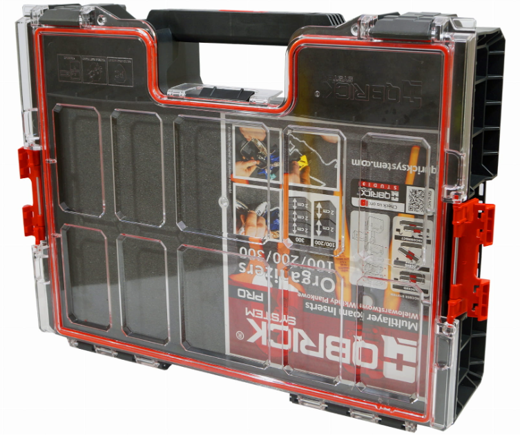 Органайзер для инструментов QBRICK SYSTEM PRO 300 модульный пластиковый с защитой от воды и пыли 452x358x110 мм