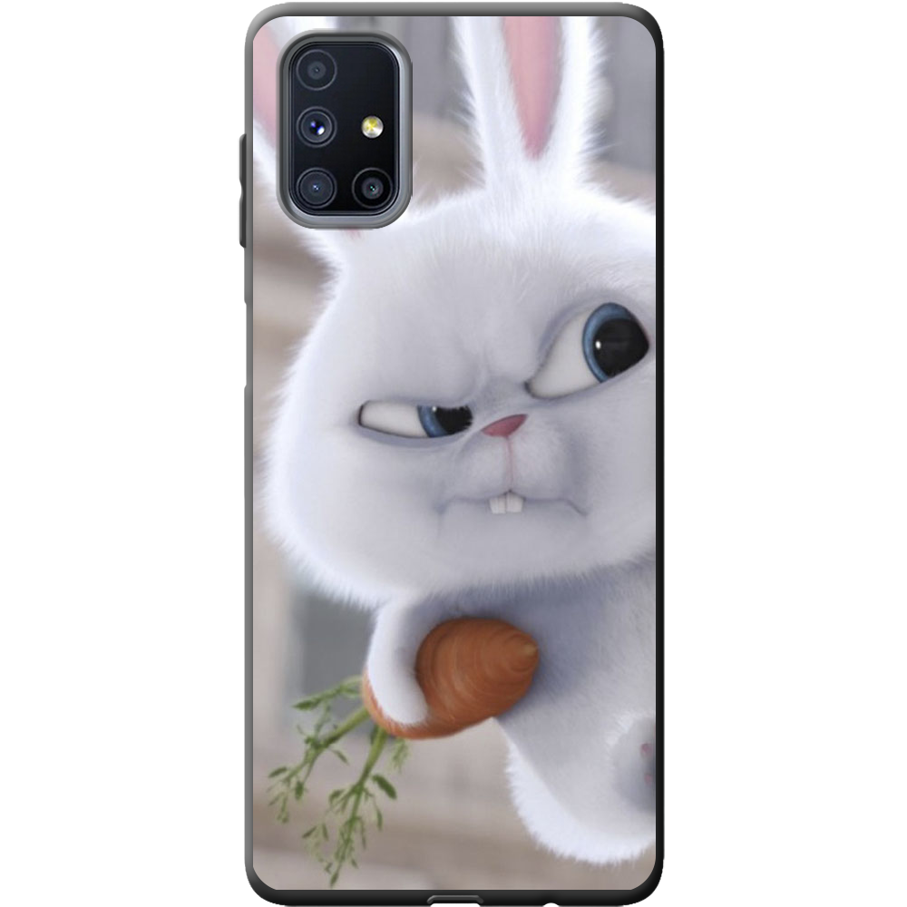 Чехол Boxface Samsung M515 Galaxy M51 Rabbit Snowball Черный силикон (40937-up1116-41345)