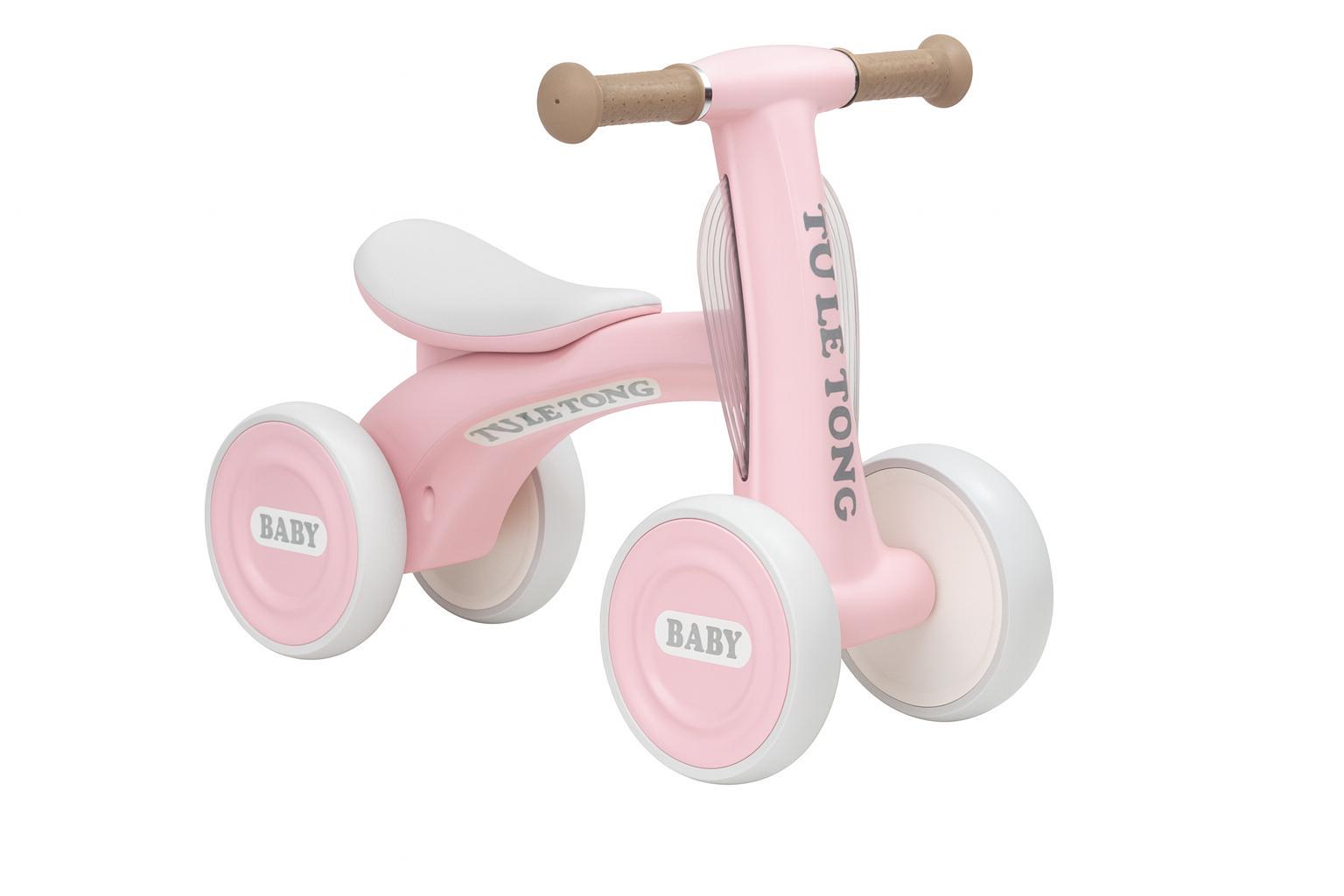 Беговел для малышей со светом и музыкой Розовый (КМ 801-pink)