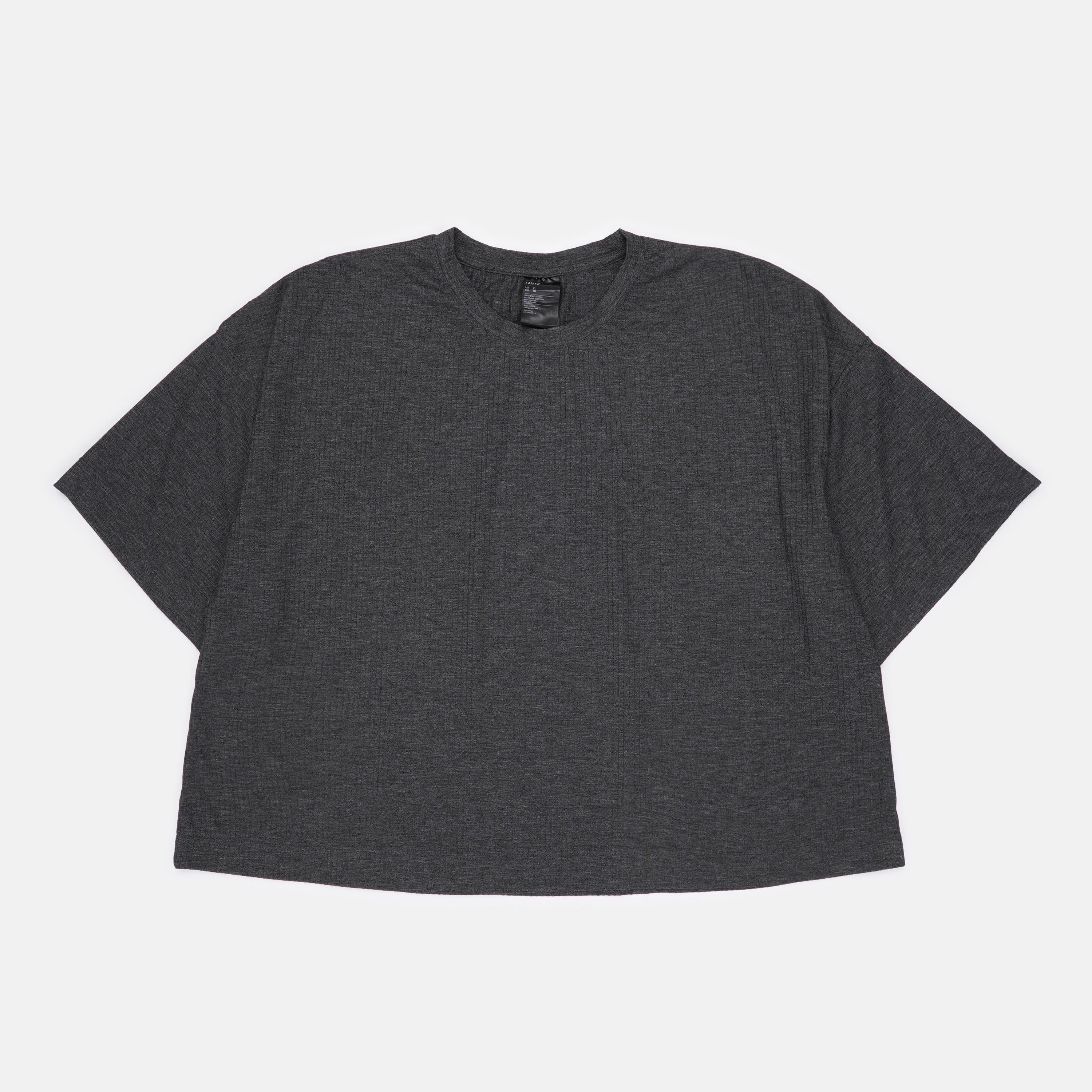 Футболка жіноча для сну H&M XL Темно-сірий меланж (X1106982809)