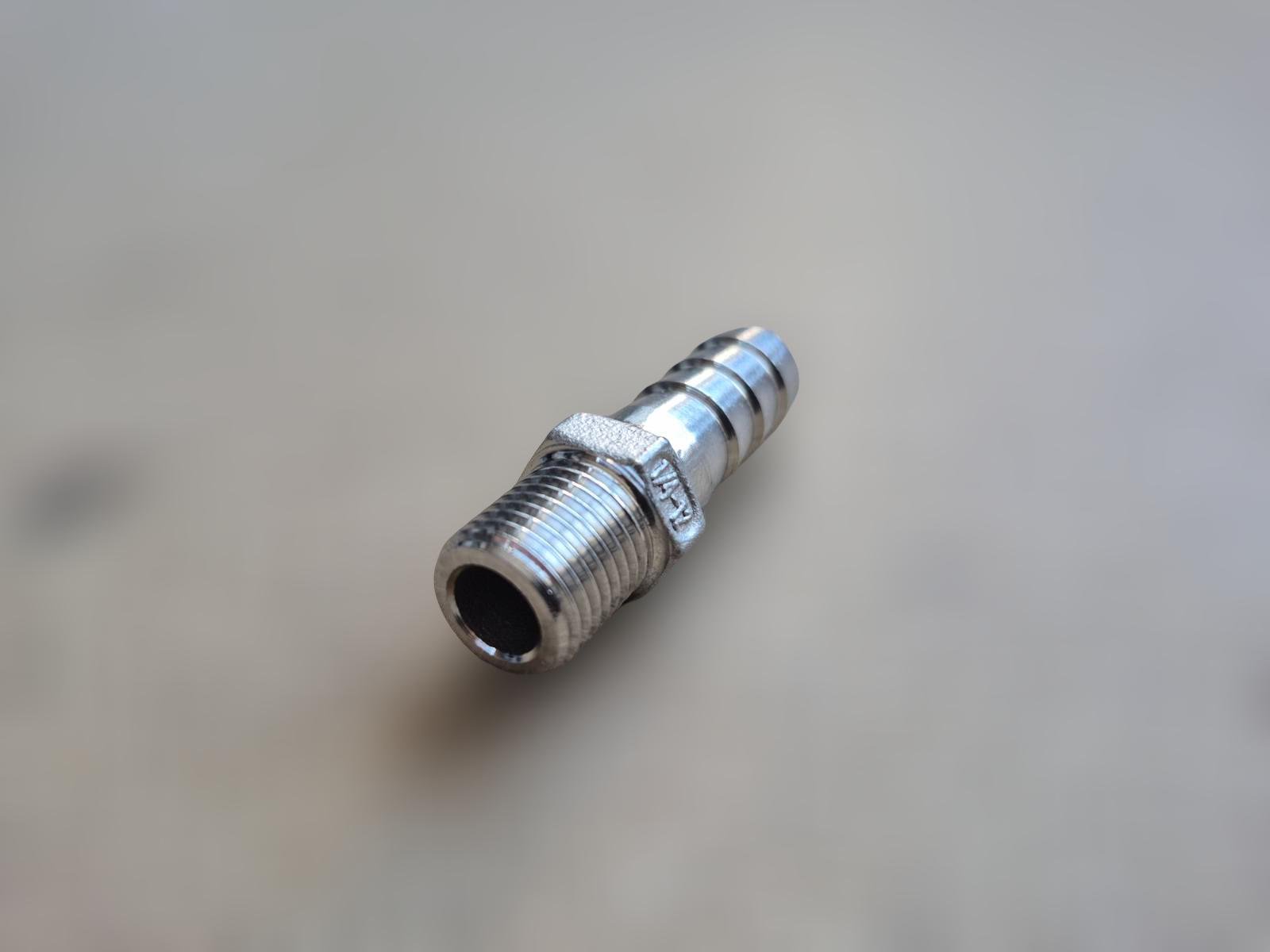 Штуцер шланговый резьбовой DN8 н/ж сталь AISI304 BSPP Class-150 шестигранник елочка 12 мм 1/4" (29203329) - фото 13 Штуцер шланговый резьбовой DN8 н/ж сталь AISI304 BSPP Class-150 шестигранник елочка 12 мм 1/4" (29203329) - фото 13