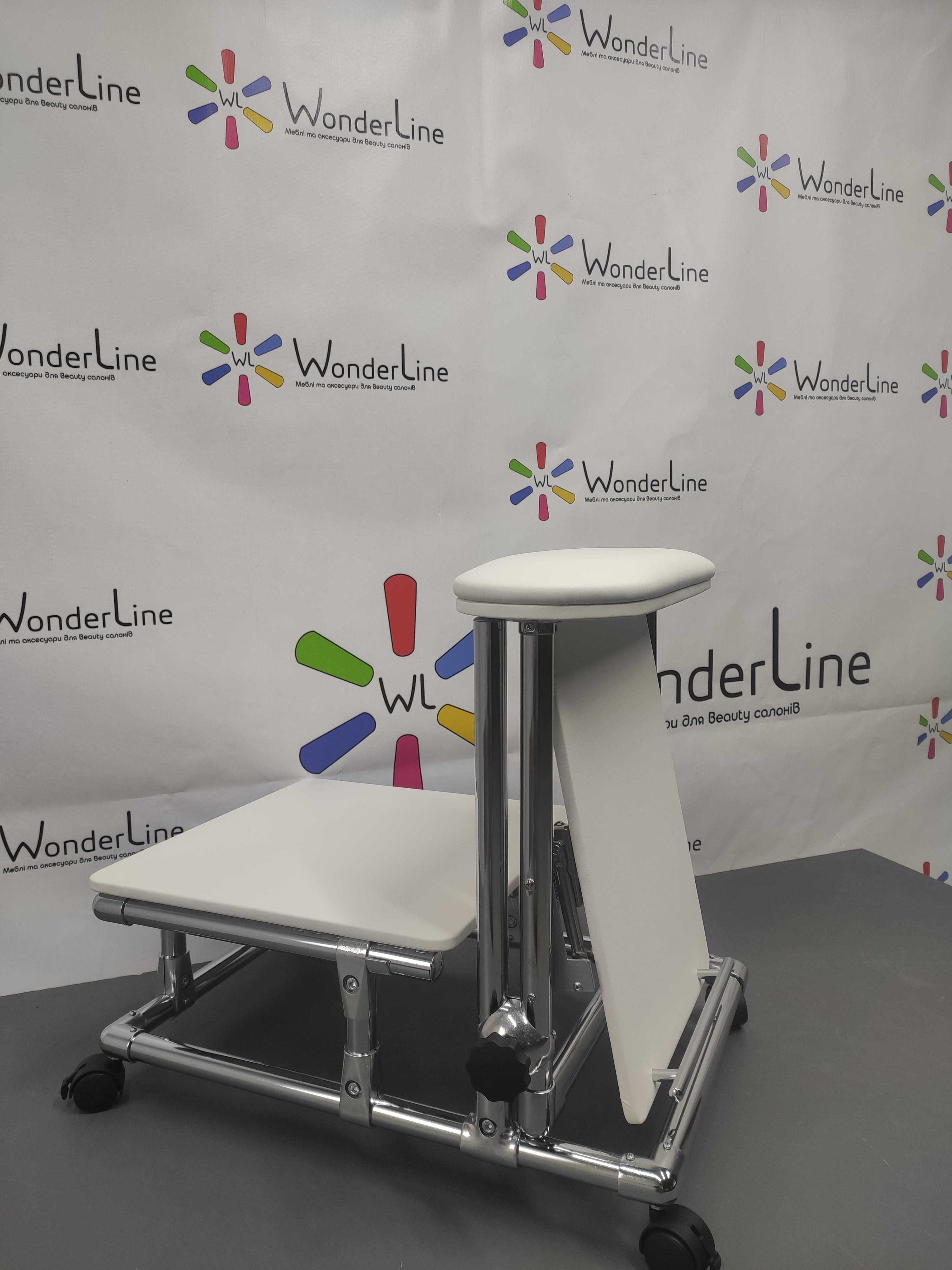 Подставка для педикюра TERTIO 2в1 с полкой Белый