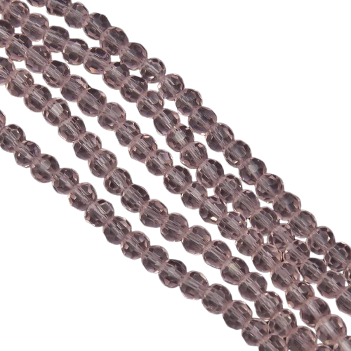 Бусины хрусталь огранка шар 95 шт. 50 см 6 мм прозрачный Розовый светлый (БС0006х59) Бусины хрусталь огранка шар 95 шт. 50 см 6 мм прозрачный Розовый светлый (БС0006х59)