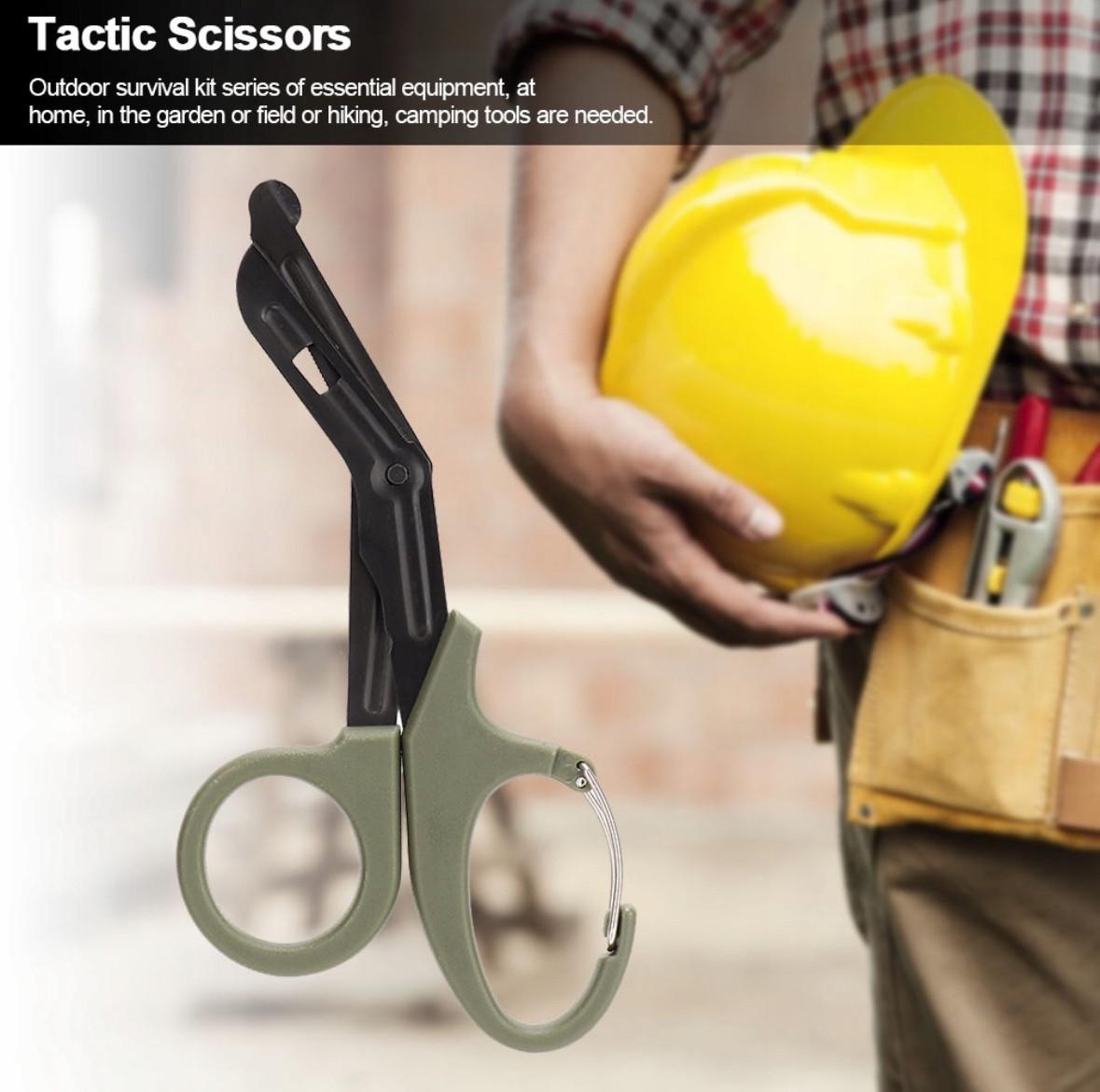 Ножницы атравматические с карабином 19 см. Койот (1408) - фото 6