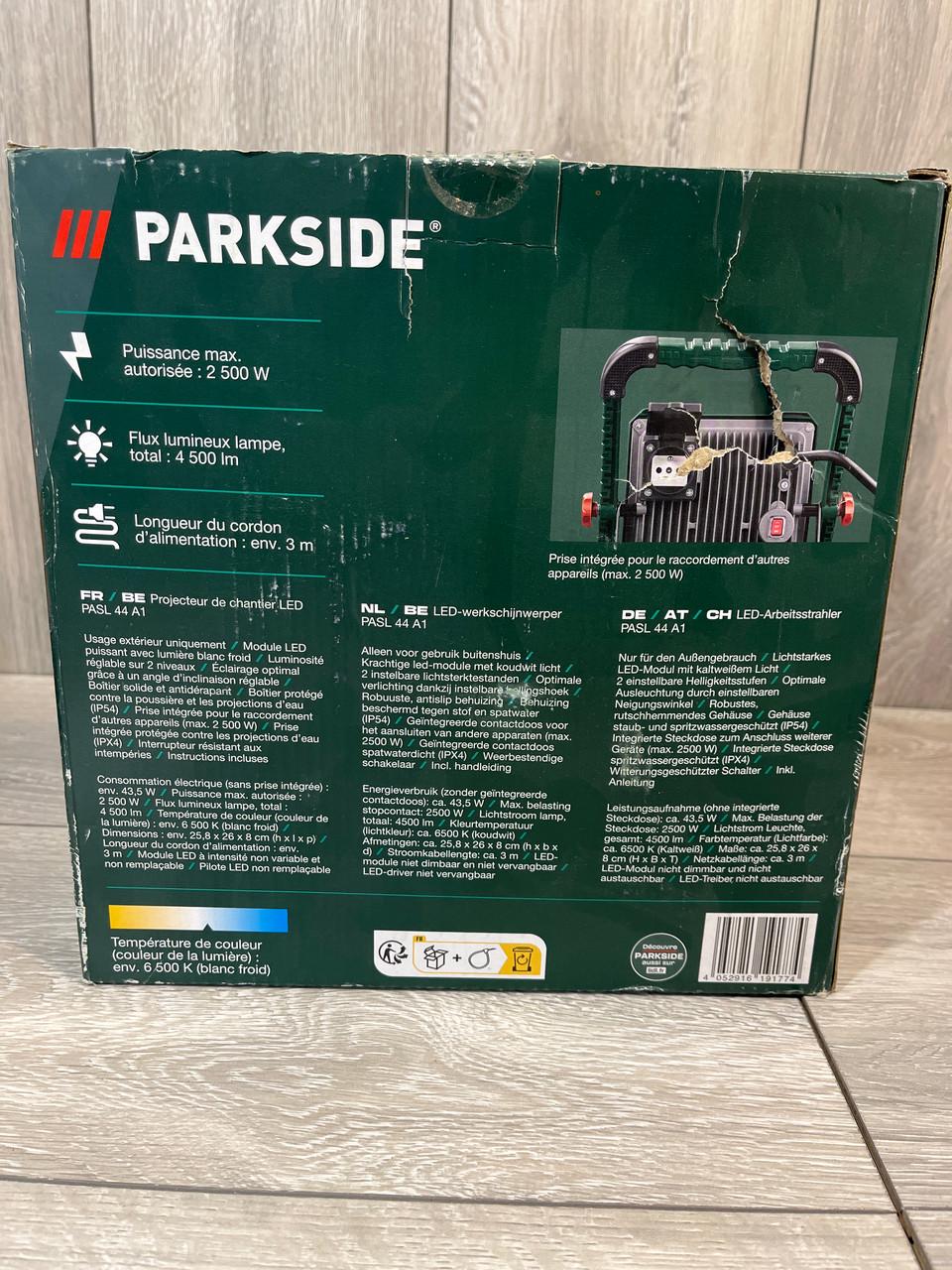 Прожектор PARKSIDE PASL 44 A1 комбинированный от сети LED - фото 10 Прожектор PARKSIDE PASL 44 A1 комбинированный от сети LED - фото 10