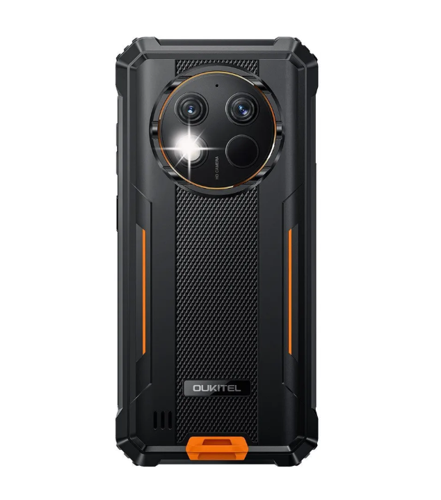 Смартфон Oukitel G1 6/256 GB IP69k NFC Black/Orange (23653348) - фото 3