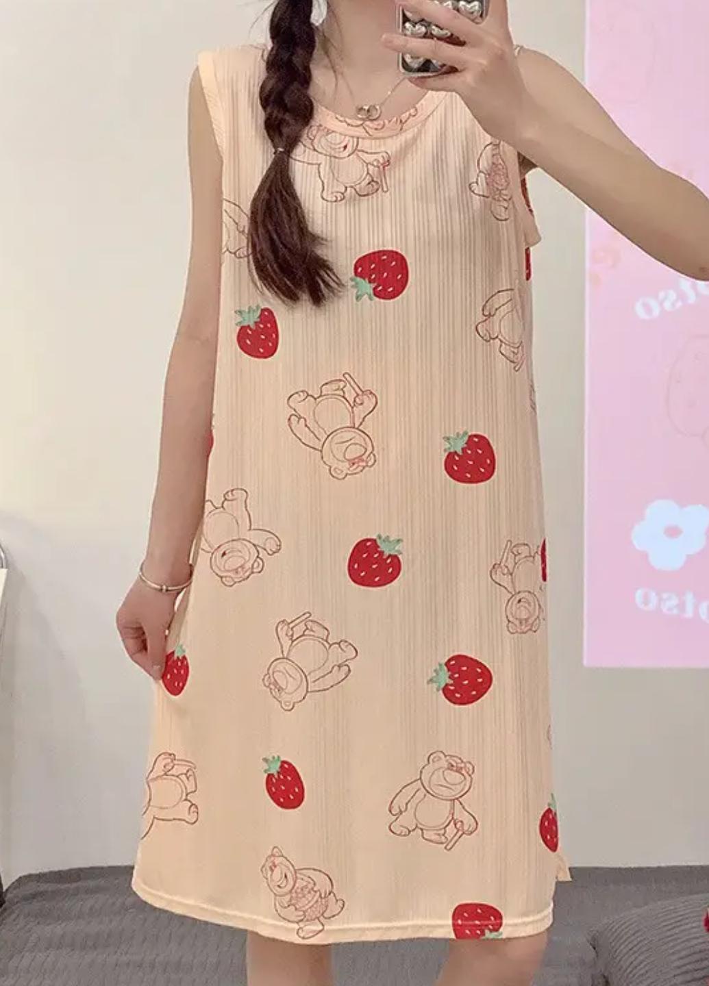 Ночная рубашка женская Fun and Comfort L Светло-розовый (1714-44)