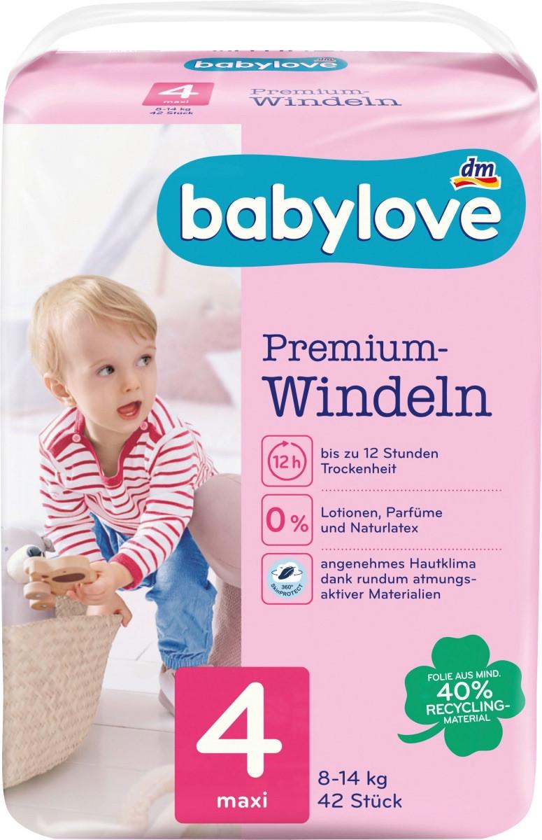 Підгузки Babylove premium 4 8-14 кг 42 шт.