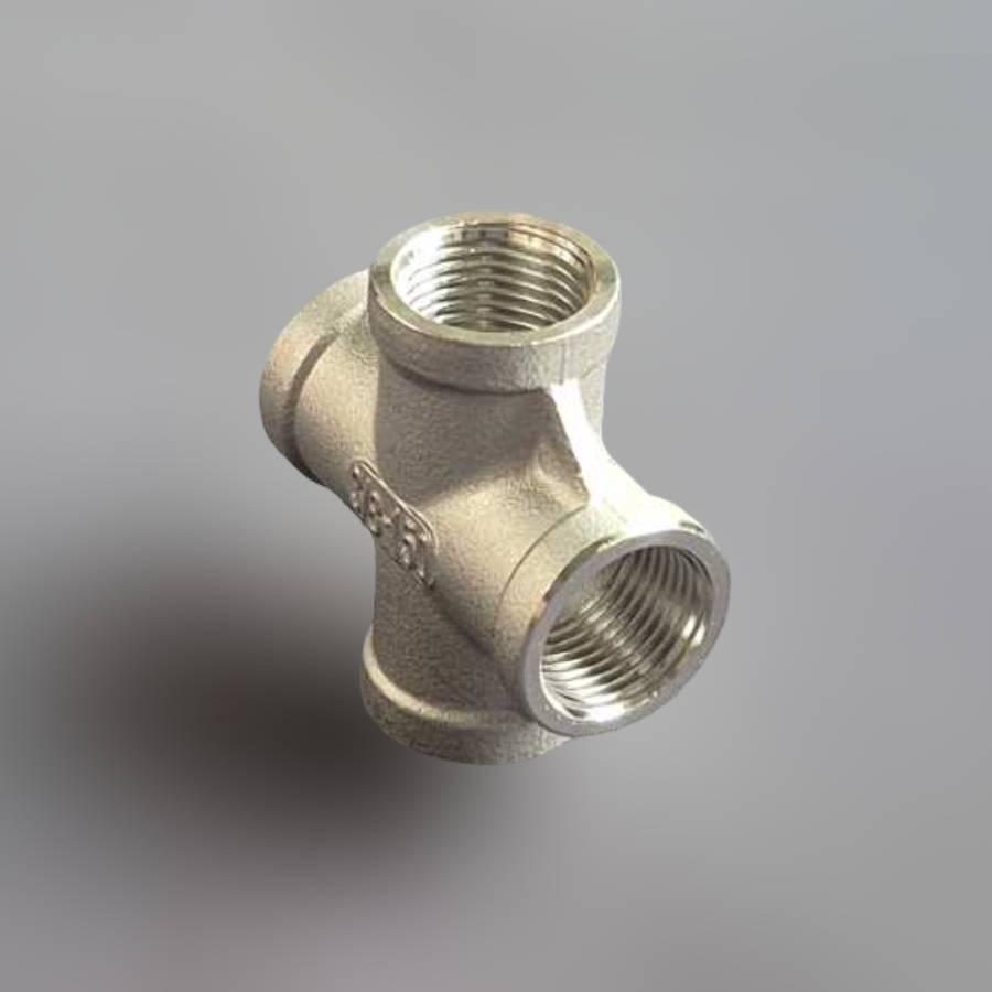 Крестовина DN10 ВР BSPP равнопроходная н/ж сталь AISI304 Class 150 3/8" (29203293) - фото 5 Крестовина DN10 ВР BSPP равнопроходная н/ж сталь AISI304 Class 150 3/8" (29203293) - фото 5