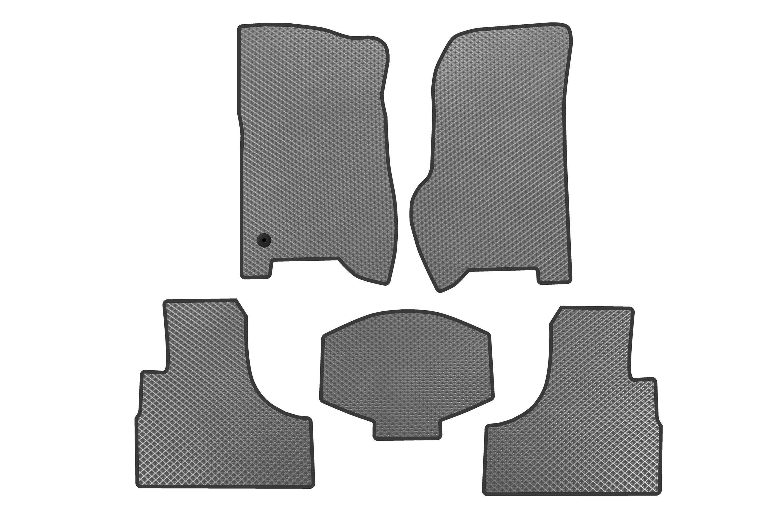 Коврики автомобильные Digital Designs EVA для Jeep Cherokee/Liberty 2002-2007 гг. этилвинилацетат Серый (183951)