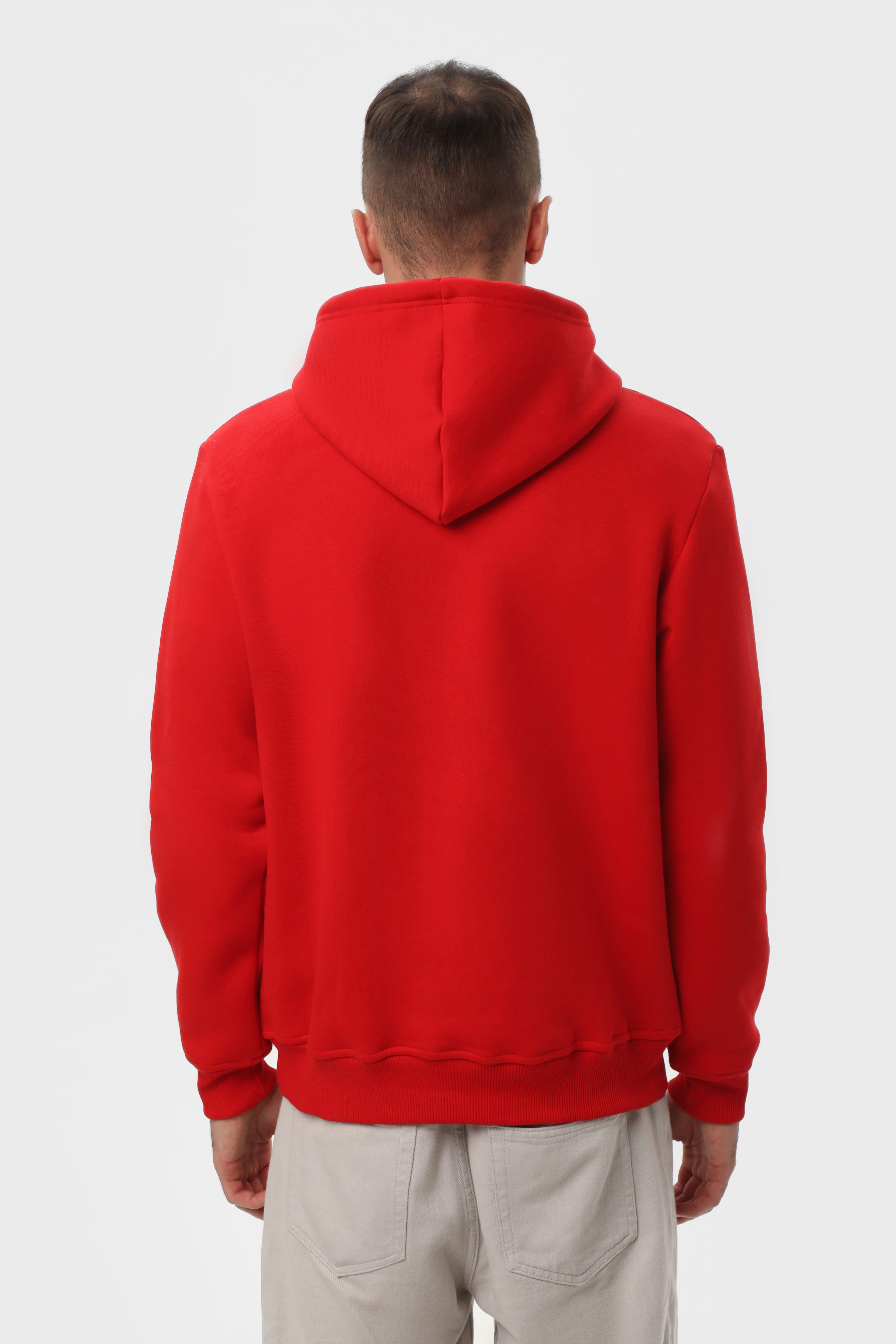 Худі утеплений RAY BASIC U0401 UNISEX XS Червоний - фото 4