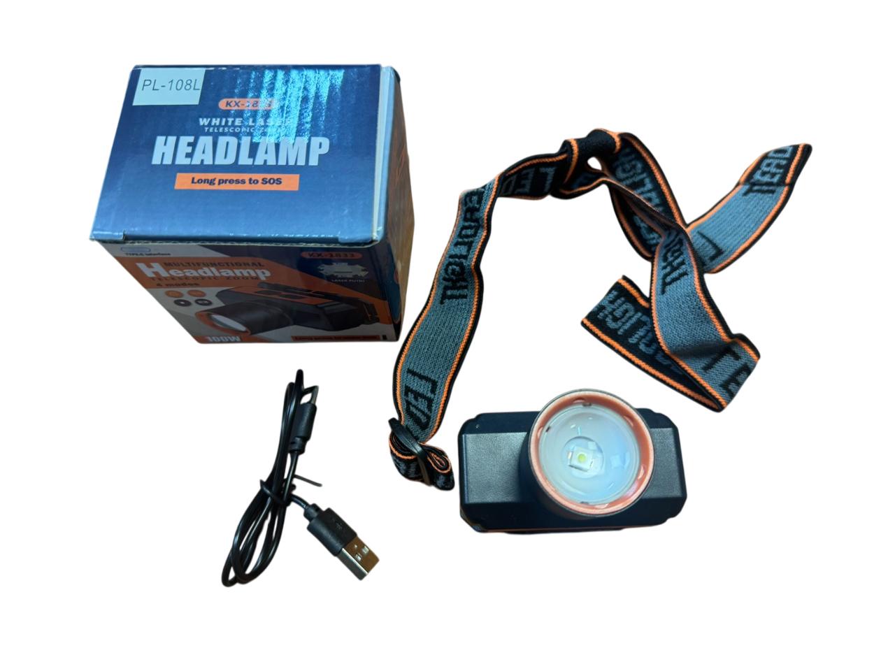 Фонарь на голову KX-1833 100W/ZOOM PL-108L (2470)