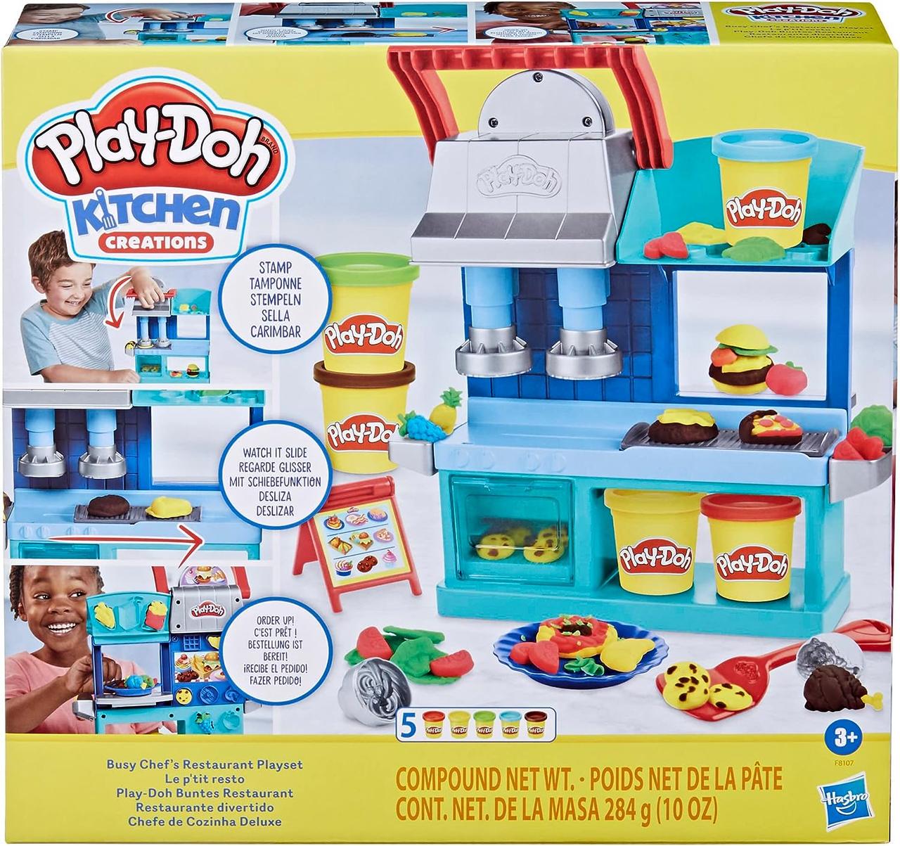 Ігровий набір для ліплення пластилін Play-Doh Ресторан шеф-кухаря (F8107) - фото 2