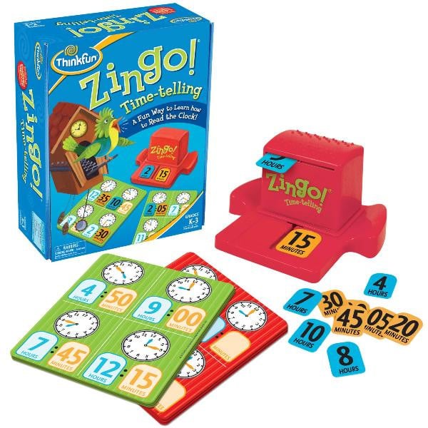 Игра настольная Thinkfun 7705 Зинго zingo time-telling