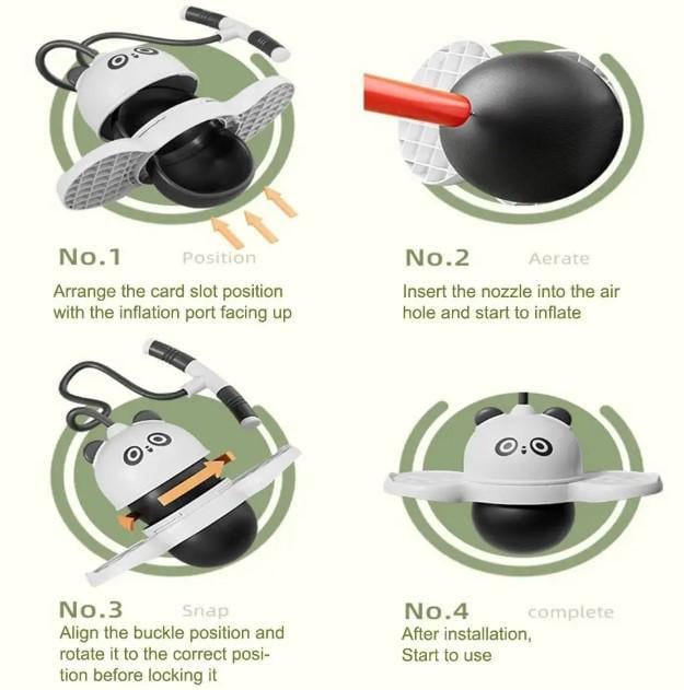 Тренажер игровой для прыжков детский мяч-джампер с платформой и ручками (2104618558) - фото 5 Тренажер игровой для прыжков детский мяч-джампер с платформой и ручками (2104618558) - фото 5