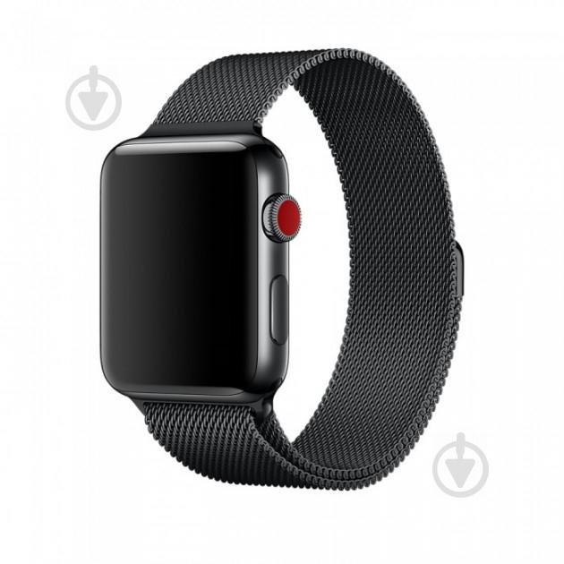 Металлический ремешок Milanese для Apple Watch 38/40/42/44 мм Black (HbP050595) Металлический ремешок Milanese для Apple Watch 38/40/42/44 мм Black (HbP050595)