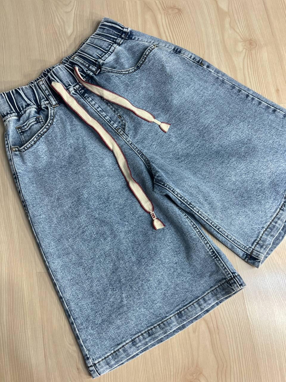 Шорты женские джинсовые Vanver 8202 бермуды с резинкой стрейчевые р. 29 Голубой (4182) - фото 8 Шорты женские джинсовые Vanver 8202 бермуды с резинкой стрейчевые р. 29 Голубой (4182) - фото 8