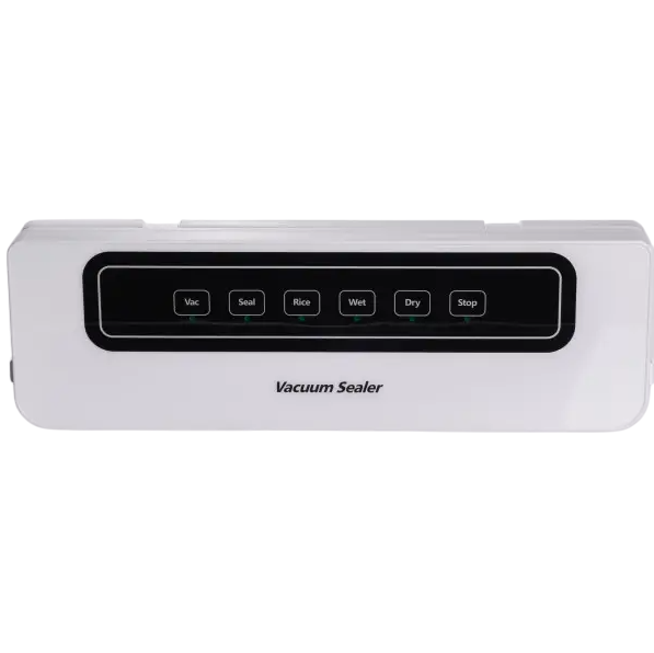 Вакуумний пакувальник Vacuum Sealer HP-11-18 для сухих та вологих продуктів 120 Вт шов 31 см 10 пакетів Білий (b-HP-11-18)