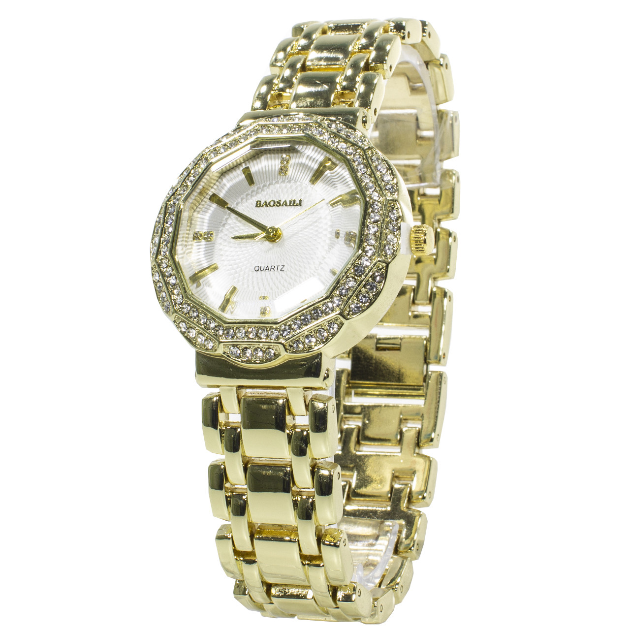 Часы женские кварцевые с камнями BAOSAILI BSL1029 Gold