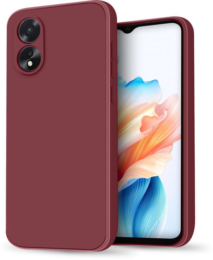 Силіконовий чохол HardCorner OPPO A38 (з мікрофіброю) Wine (34422-42)